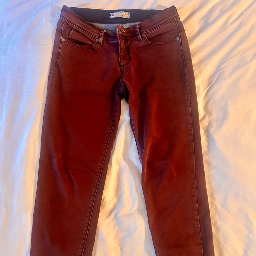 Crop jeasns Free People